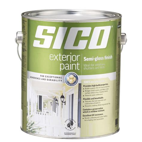 SICO Paint Supreme Exterior Acrylic Latex Réno Dépôt