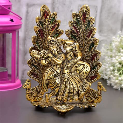 Buy Great Art Gold Plated Laxmi Ganesh Idol Showpiece Metal Lakshmi