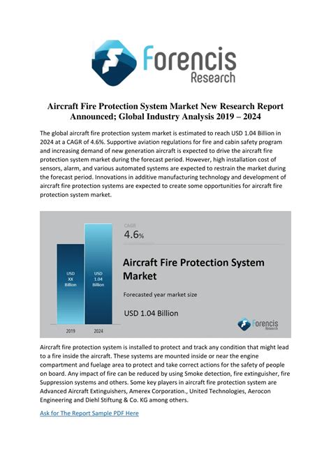 Ppt Aircraft Fire Protection System Market New Research Report