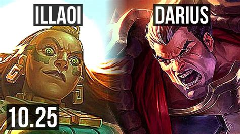 Illaoi Vs Darius Top 6 Solo Kills 500 Games 1 0m Mastery Rank