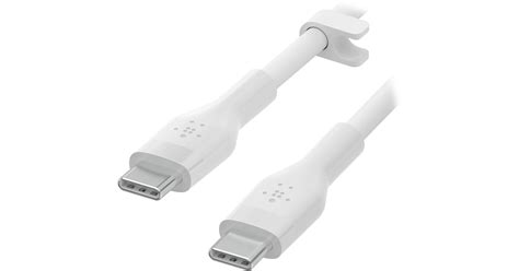 Belkin BoostCharge Flex USB C Cable 9 8 White CAB009BT3MWH