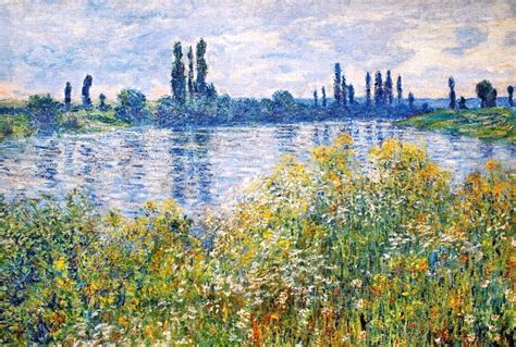 Fiori Sulle Rive Della Senna Vicino A Vetheuil Di Claude Monet L