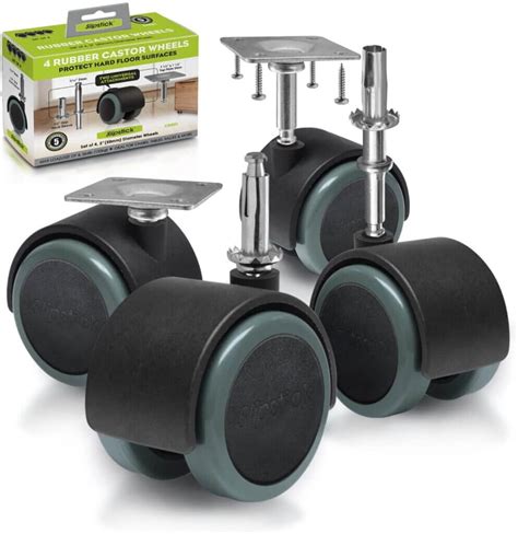 Best Soft Rubber Casters For Hardwood Floors