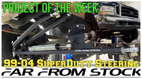 99 04 Super Duty Steering Youtube