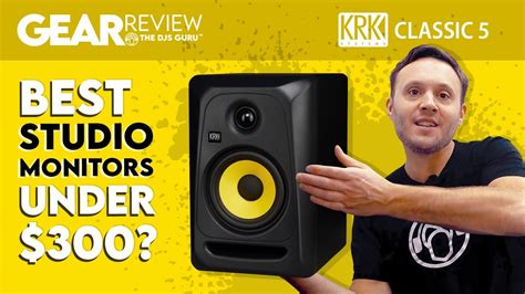 Best Studio Monitors Under 300 For DJs And Producers KRK Classic 5