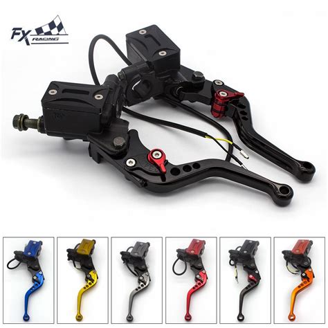 Motorcycle Brake Clutch Master Cylinder Reservoir Pump Levers Hydraulic