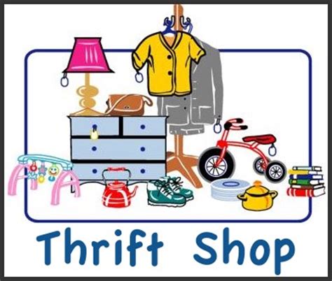 Thrift Store Cartoon Clip Art Library