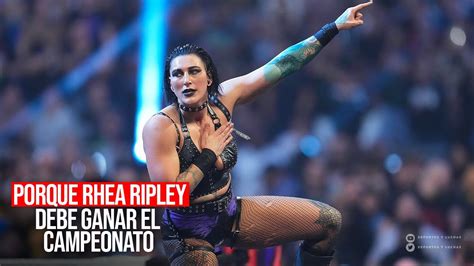 PORQUE RHEA RIPLEY DEBE SER CAMPEONA FEMENINA DE SMACKDOWN CHARLOTTE