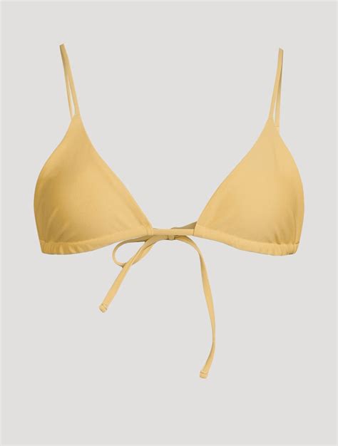 JADE SWIM Via Triangle Bikini Top Holt Renfrew