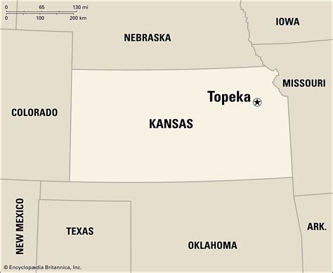 Topeka Kansas Map Usa - Eadith Madelaine