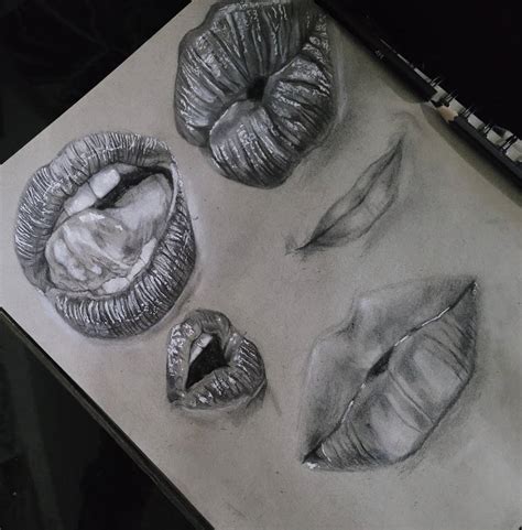 Mouth, lips by MykeDeji on DeviantArt