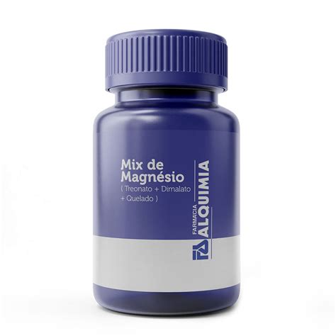 Mix De Magn Sio Treonato Dimalato Quelado Doses Shopee Brasil