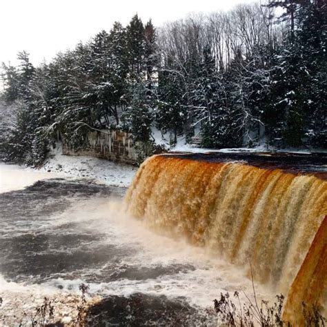 Winter Adventures at Tahquamenon Falls State Park