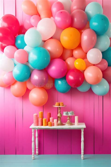 Make a Statement with this Bold and Colorful Balloon Backdrop Perfect ...