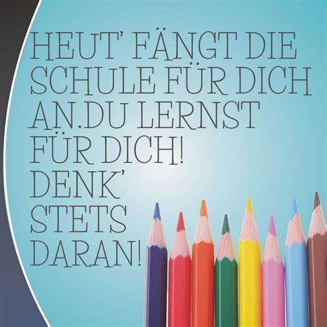 Gl Ckw Nsche Zur Einschulung Und Spr Che Zum Schulanfang