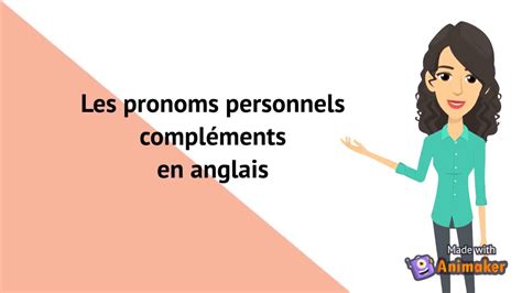 Les Pronoms Personnels Compl Ments En Anglais Youtube