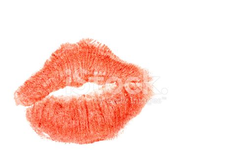 Bright Kiss With Red Lipstick Stock Photo | Royalty-Free | FreeImages