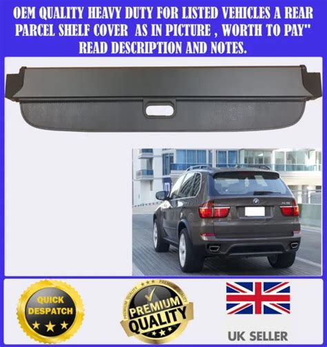 FOR BMW X5 E70 Series 2006 2013 Cargo Parcel Shelf Load Cover Blind