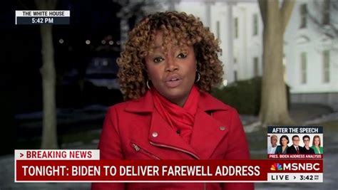 Karine Jean Pierre On Bidens Farewell Address Its Going To Be About