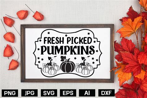 Fresh Picked Pumpkins Svg Graphic By Anjel Resmi Creative Fabrica