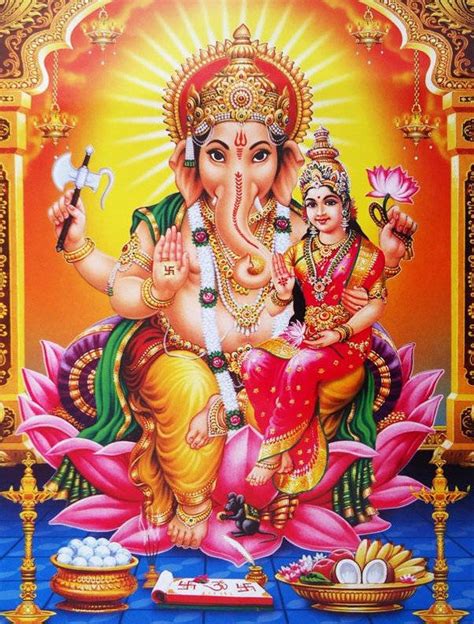 [100+] Ganesh Lakshmi Wallpapers | Wallpapers.com