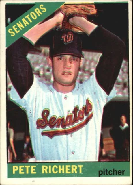 1966 TOPPS 95 Pete Richert EXCELLENT ÉTAT EX EUR 1 63 PicClick FR