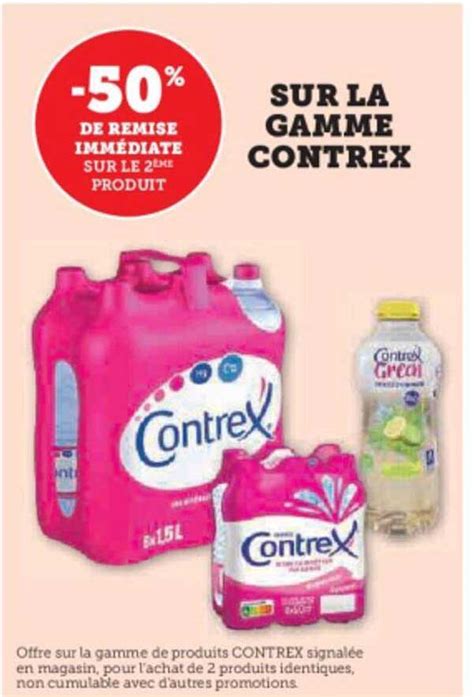 Promo La Gamme Contrex Chez Hyper U Icatalogue Fr