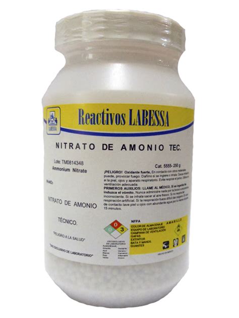 AMONIO NITRATO 500 G TEC GRANULADO REACTIVOS