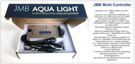 Jmb Multi Controller Met Ios Android App Jmb Aquarium Led Verlichting