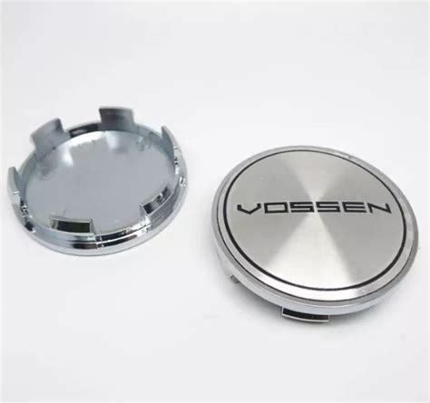 Pcs Mm For Vossen Silver Black Badge Alloy Wheel Center Caps Hub