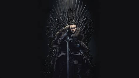 Jon Snow King Of Thrones - Download Iron Throne Jon Snow Game Of Thrones Wallpaper | Wallpapers.com