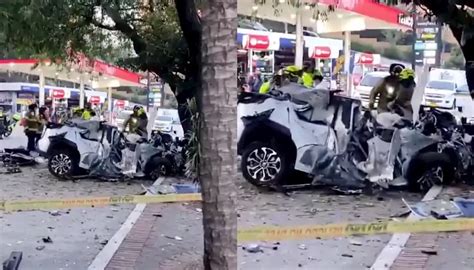 Fuerte accidente de tránsito dejó un joven muerto en Bogotá Colombia