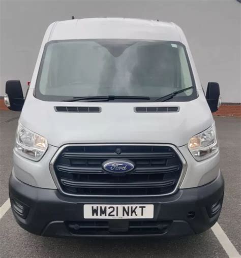 FORD TRANSIT 350 Hybrid Trend Ecoblue Mhev L3H2 Lwb Silver 21 Reg No