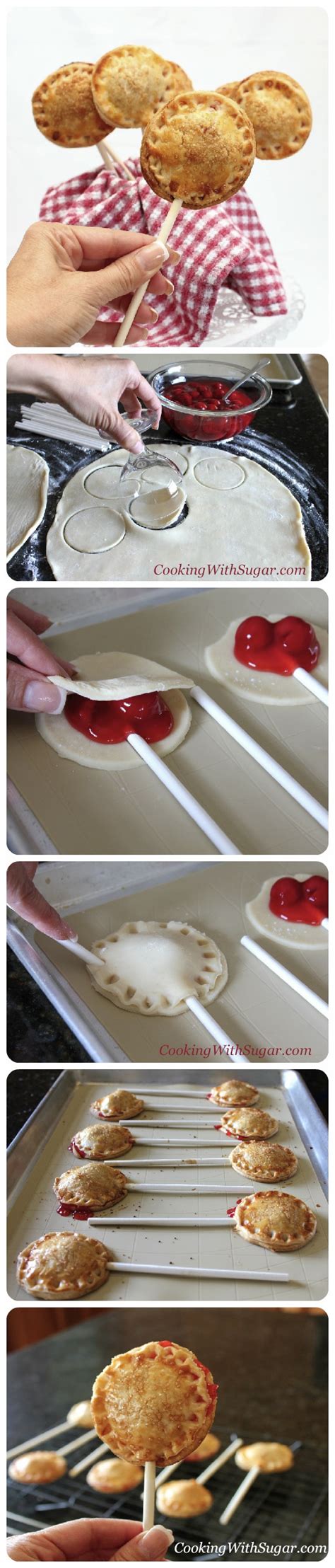 Dessert On A Stick Delicious Cherry Pie Pops Are As Easy As Pie Cooking With Sugar