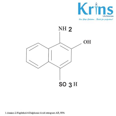 1 Amino 2 Naphthol 4 Sulphonic Acid Extrapure Ar 98 Krins Life Sciences