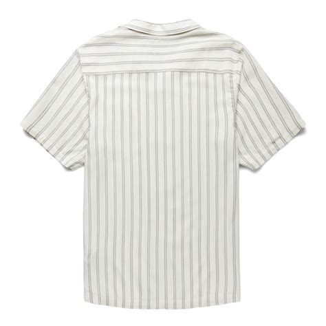 REYES SHIRT STRIPE WAX / BLACK | Bodega