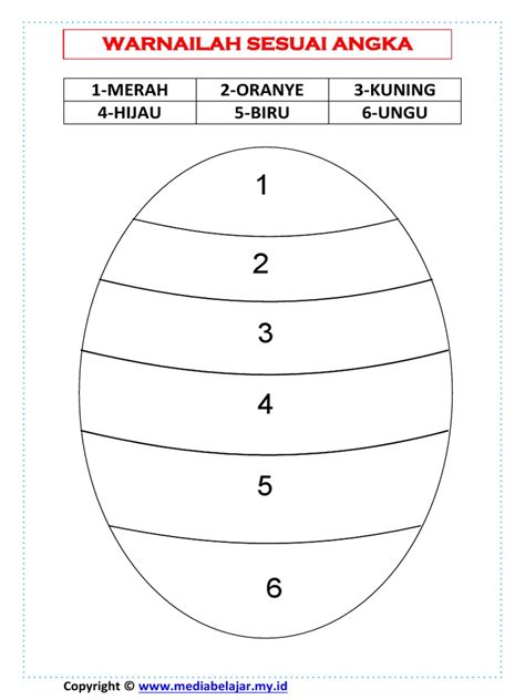 2 Mewarnai Sesuai Angka Pdf