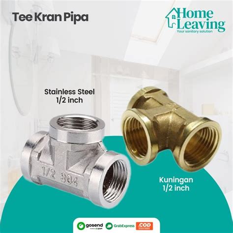 Jual T Drat Dalam Tee Drat Dalam Setengah Inch Stainless Di Lapak