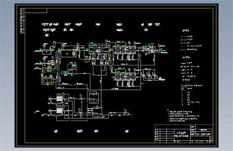 某色料厂染料废水处理工艺流程图纸（附带高程及pid图）autocad 2007模型图纸下载 懒石网