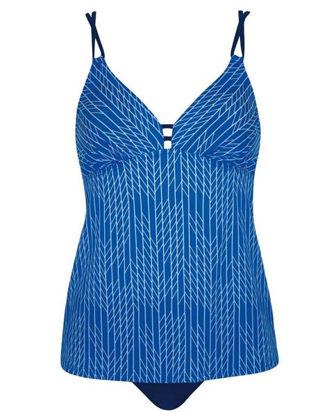 Sunflair Tankini Beach Fashion Blauweiß Tanikini Mit Entfernbaren Softcups