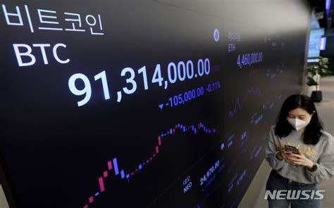 다시 오를까비트코인 금리인하 기대감에 한때 9100만원 회복 블록미디어