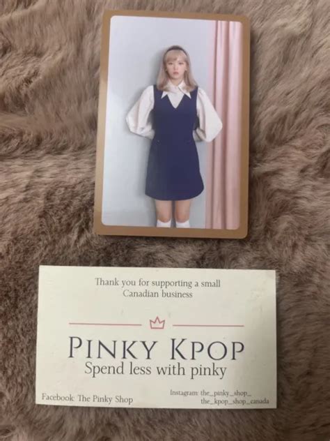 Twice Jeongyeon Eyes Wide Open Official Photocard Freebies Eur