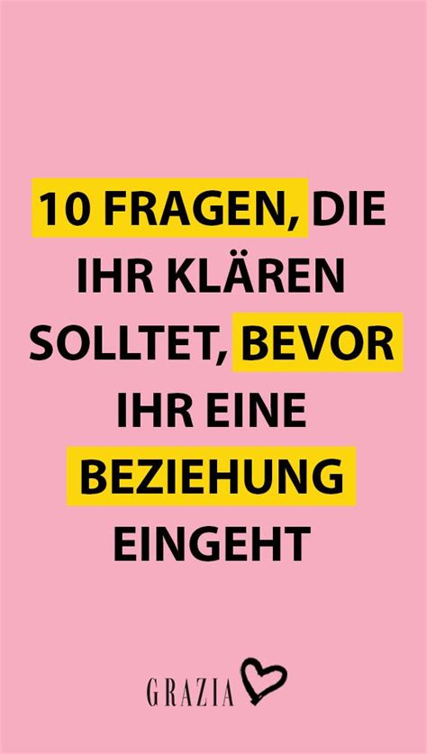 Beziehung Diese 10 Fragen solltest du klären bevor es ernst wird