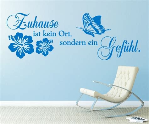 Wandtattoo Spruch Zuhause Ist Kein Ort Sondern Ein 4