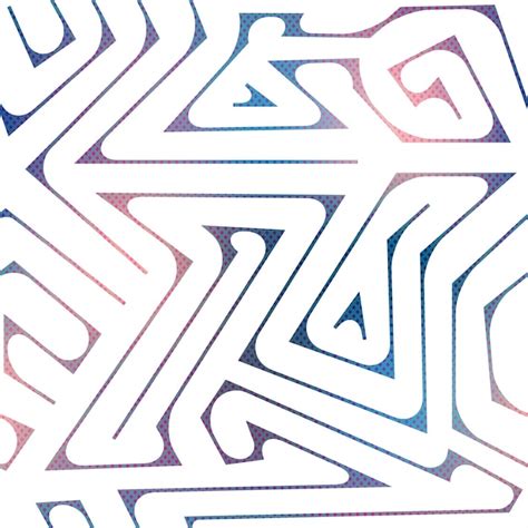 Premium Vector Geometric Maze Seamless Pattern