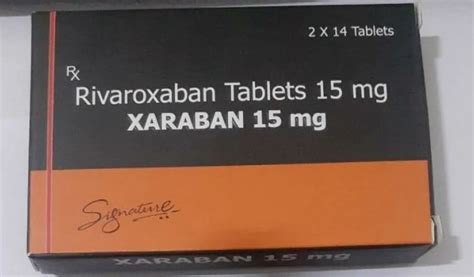 Rivaroxaban 15 Mg Tablet At Rs 433stripe Gorewada Nagpur Id