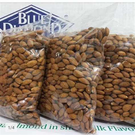 Jual KACANG ALMOND KUPAS PANGGANG ORGANIK 1 KG ROASTED Shopee