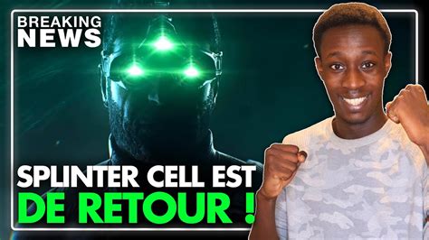 Breaking News Ubisoft Annonce Le Retour De Splinter Cell 💥 Les