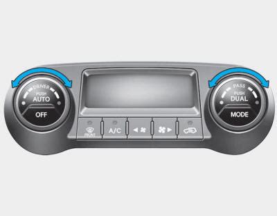 Hyundai Tucson Temperature Control Manual Heating And Air Conditioning