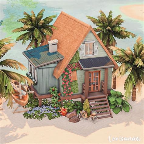 Larisandei The Sims 4 Builds On Instagram Beach Hut Gallery